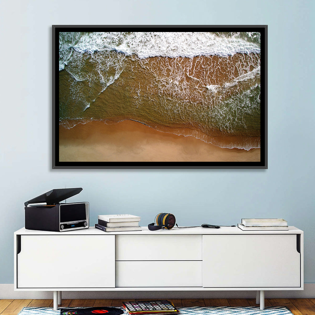 Misquamicut Beach Aerial View Wall Art