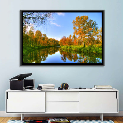 Autumn River Wall Art