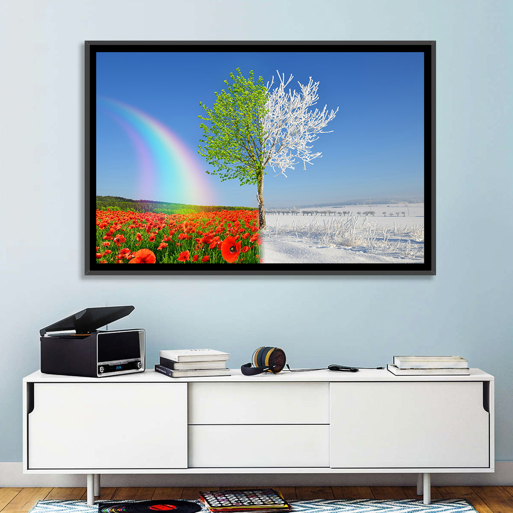 Seasonal Split Landscape Wall Art
