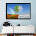 Seasonal Split Landscape Wall Art