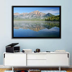 Pyramid Mountain Reflection Wall Art