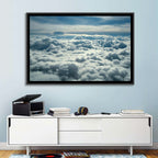 Aerial View Above Clouds Wall Art