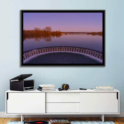 Weir Of Lake Wall Art