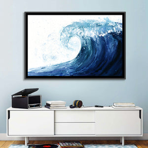Watercolor Sea Wave Wall Art