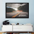 Start of a Journey, Sunrise Road Wall Art