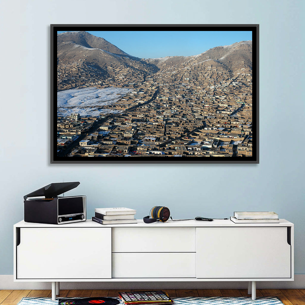 Kabul Winter Cityscape Wall Art