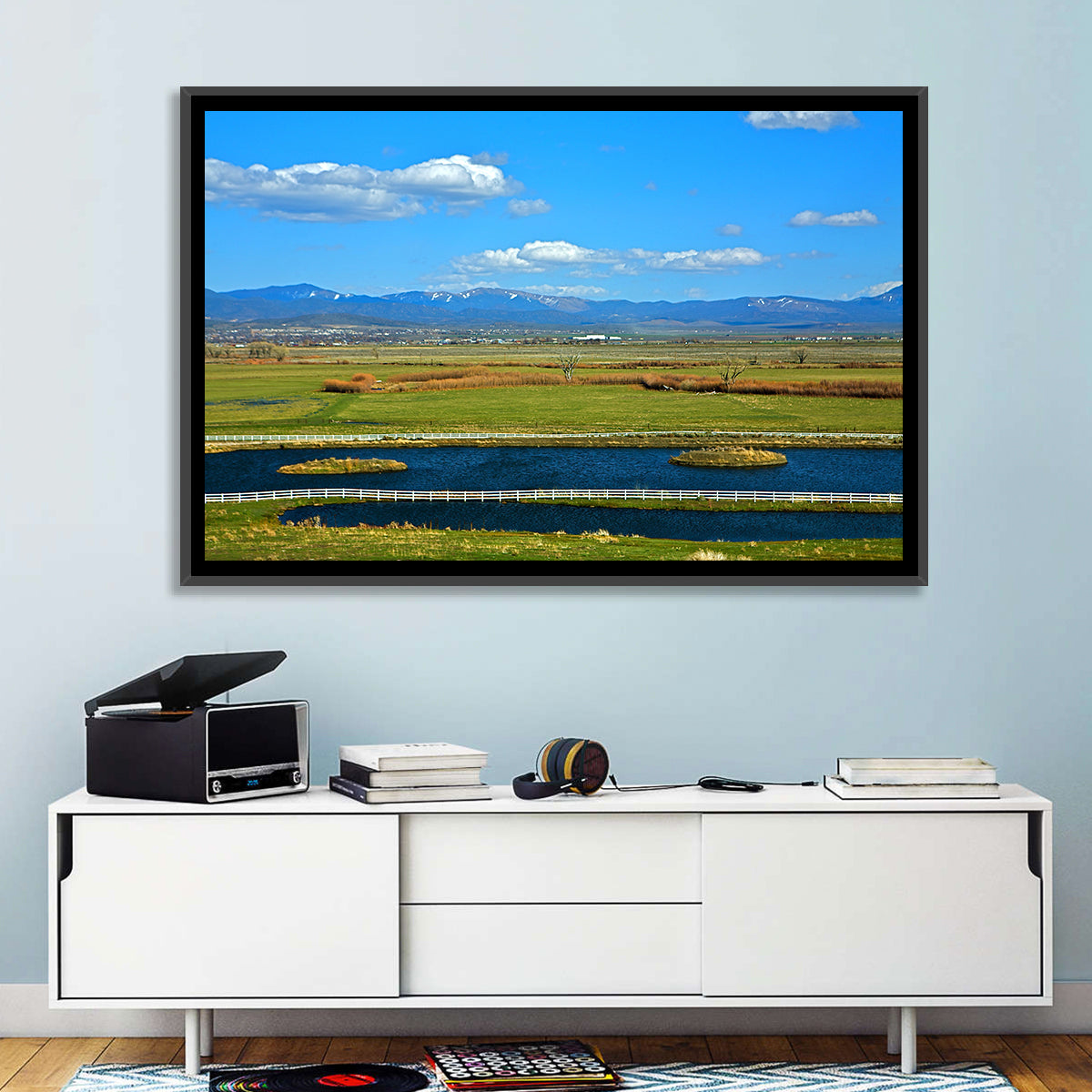 Genoa Township Pond View Wall Art