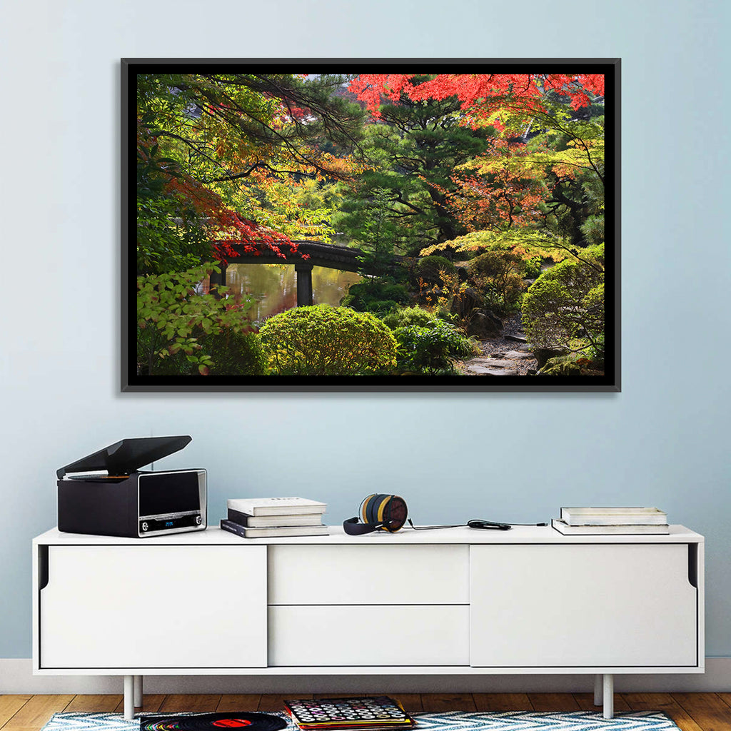 Rinoji Temple Autumn Garden Wall Art