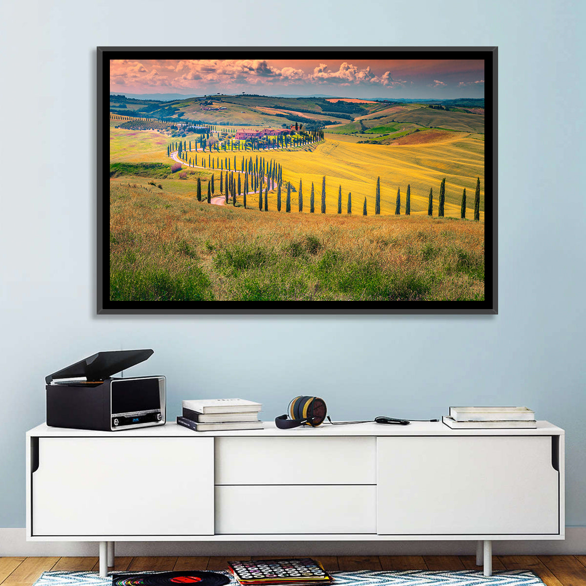 Val D'orcia Cypress Road Wall Art