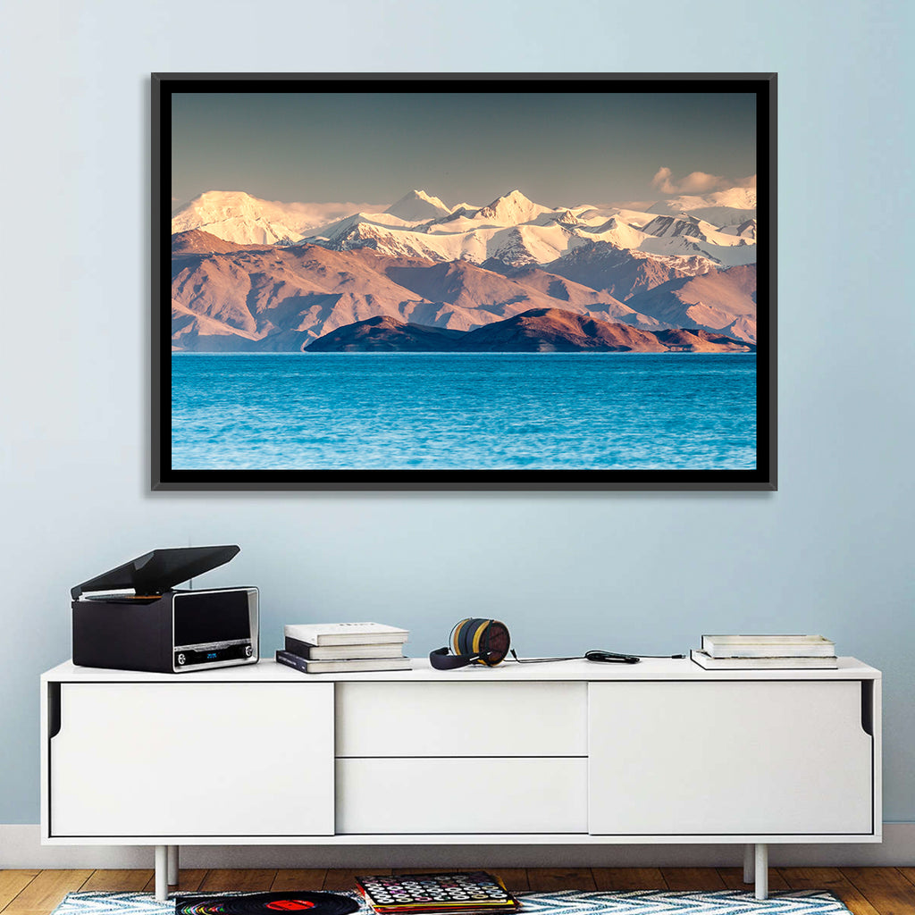 Karakul Lake at Golden Hour Wall Art