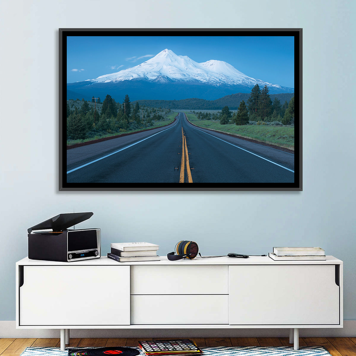 Road to Mount Shasta Wall Art
