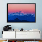 Mount Baker Alpenglow Wall Art