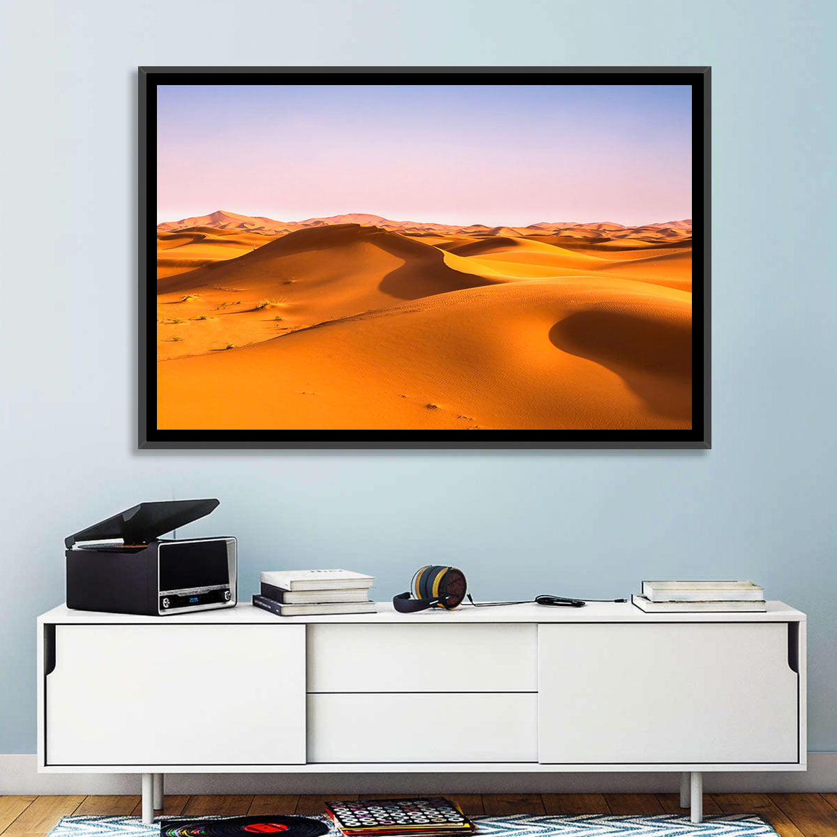 Golden Sahara Dunes Wall Art