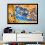 Geysers Valley Aerial View Wall Art