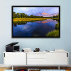 Grand Tetons Sunrise Over Snake River Wall Art