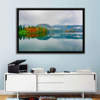 Lake Bled Island Church Wall Art