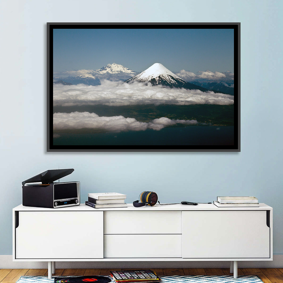 Osorno Volcano, Puerto Varas Wall Art in a room, landscape