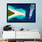 Zlatni Rat Beach Aerial, Bol Croatia Wall Art