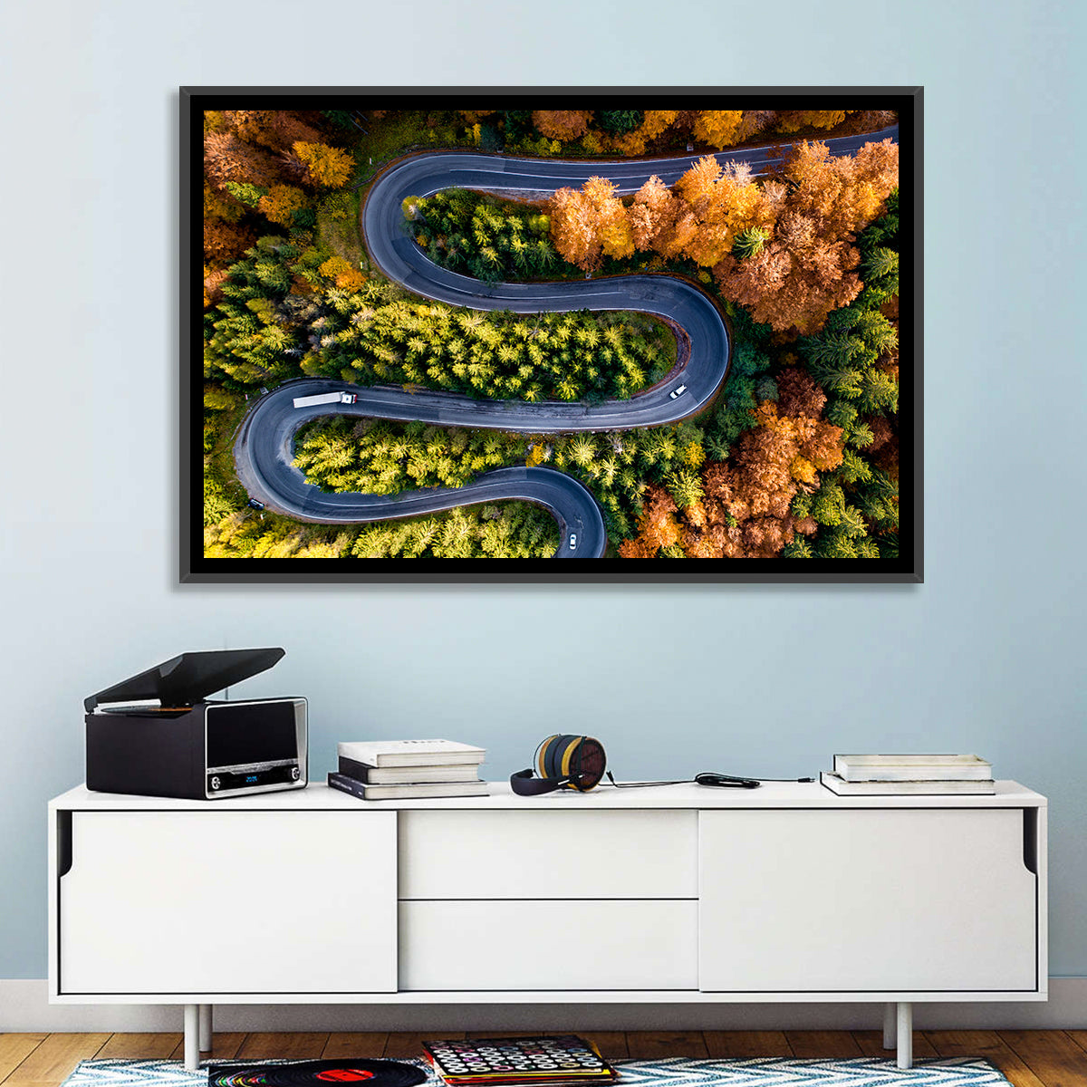 Serpentine Forest Road Wall Art