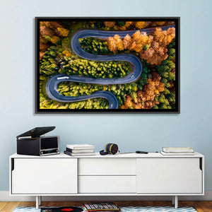 Winding Forest Road Wall Art