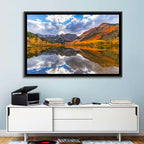 North Lake Autumn Reflection Wall Art