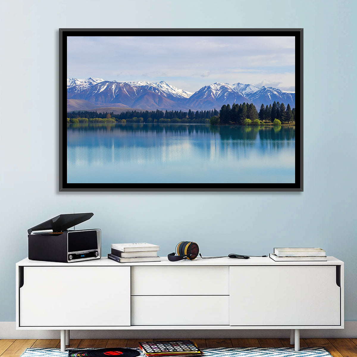 Lake Ruataniwha Reflection Wall Art