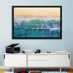 Calm Turquoise Beachscape Wall Art