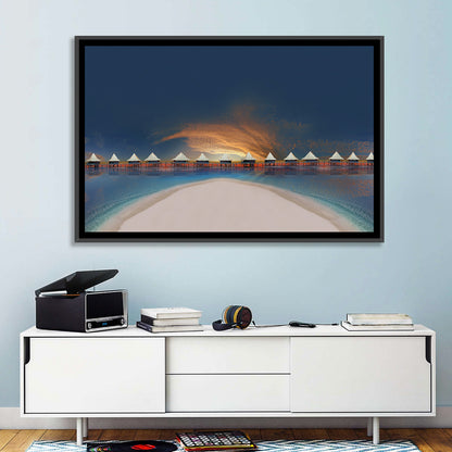Beach Bungalows Wall Art
