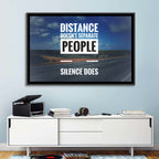 Silence Separates People Wall Art