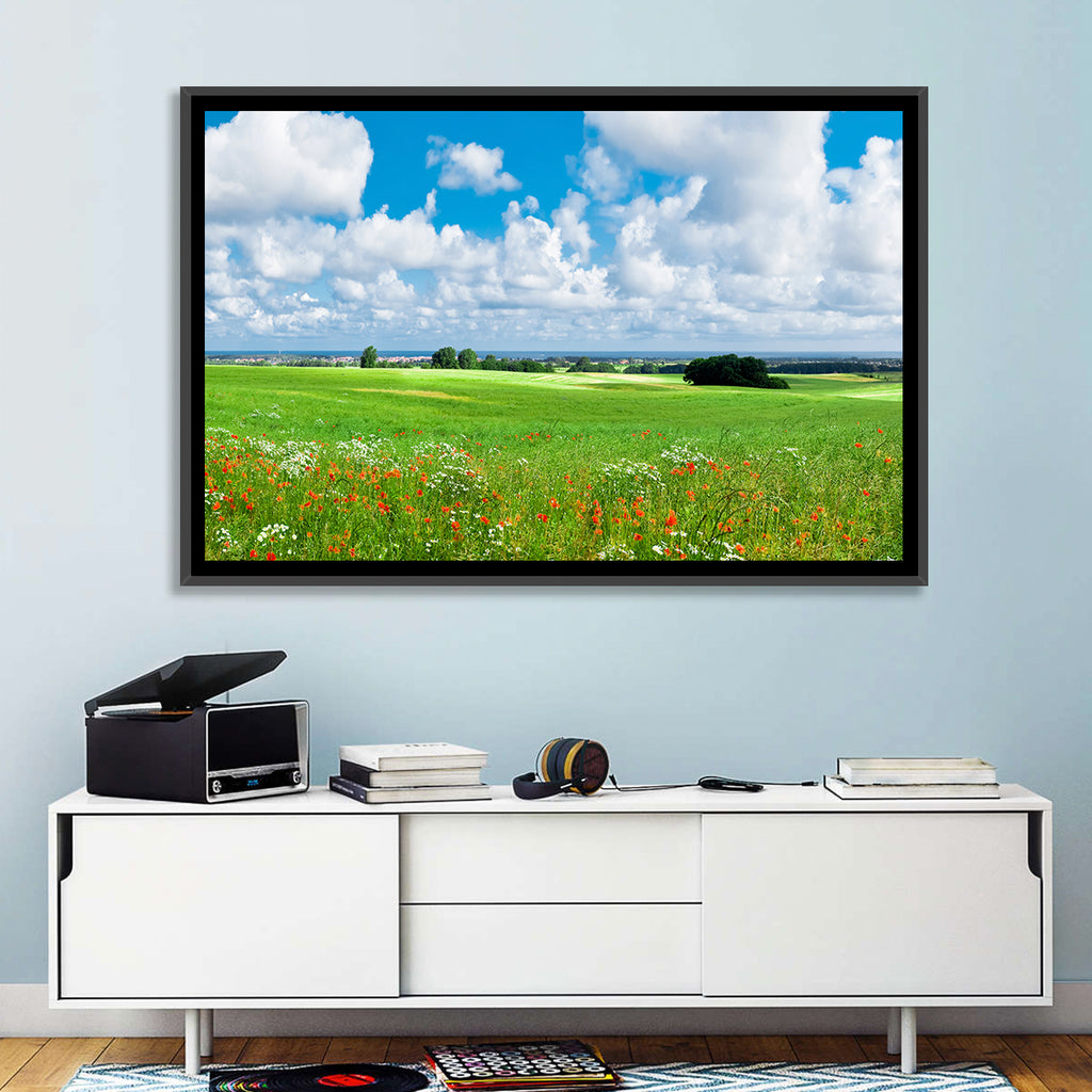 Summer Meadow with Poppies Wall Art