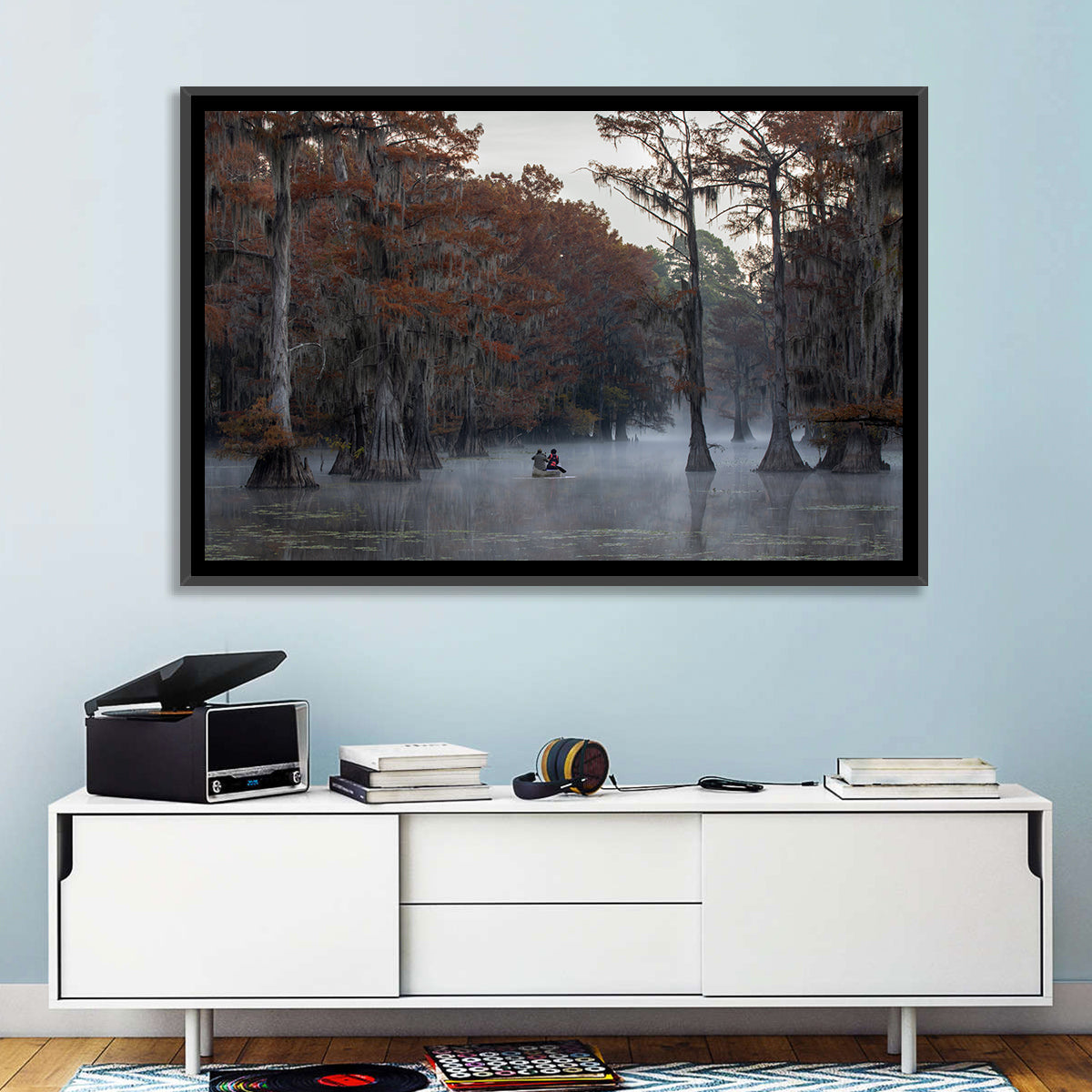 Caddo Lake Morning Mist Wall Art