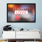 Learn to Love Yourself Wall Art