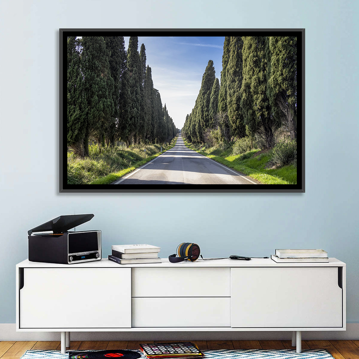 Avenue of Cypress Trees Wall Art