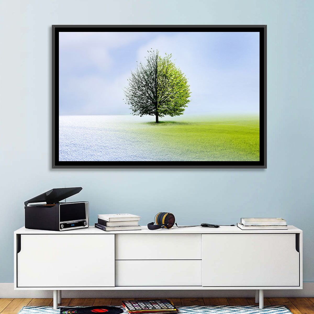 Winter to Spring Tree Wall Art