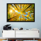 Golden Autumn Canopy Wall Art