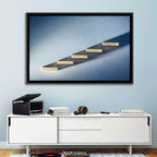 Five Wooden Steps Abstraction Wall Art