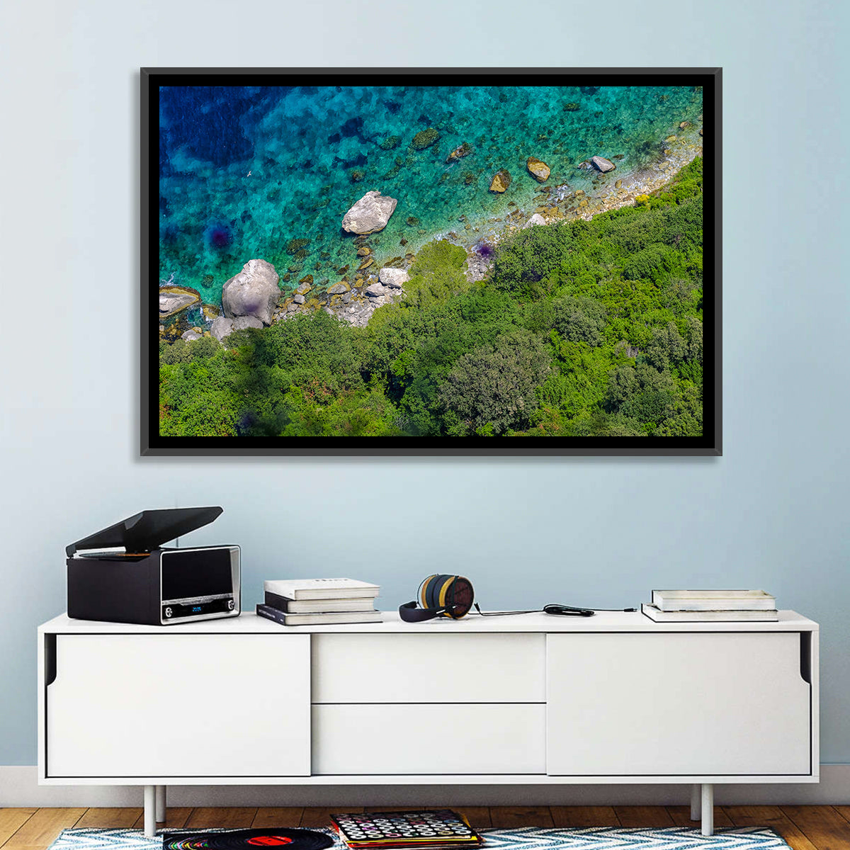 Capri Island Coast Wall Art