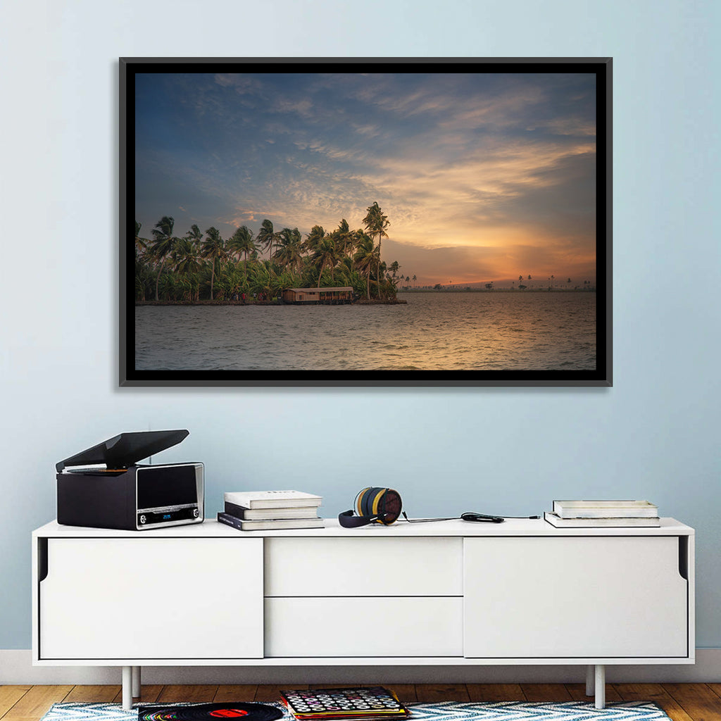 Vembanad Lake Sunset Wall Art