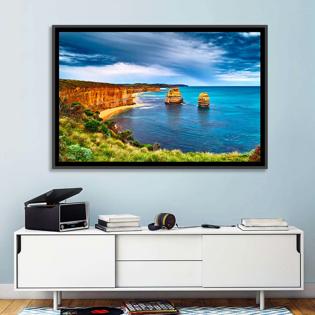 Twelve Apostles at Port Campbell Wall Art in a room, landscape