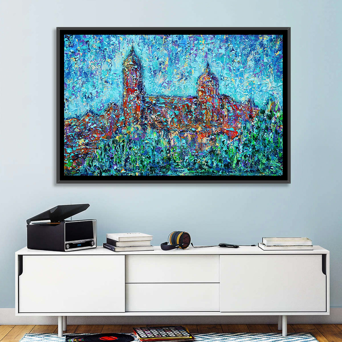 Salamanca Dual Domes Reflection Wall Art