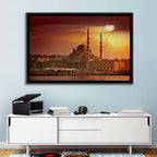 Yeni Cami Golden Hour Wall Art