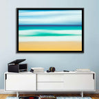 Sand and Surf Abstraction Wall Art