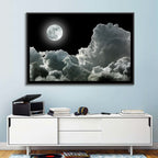 Cloudy Moonlight Wall Art