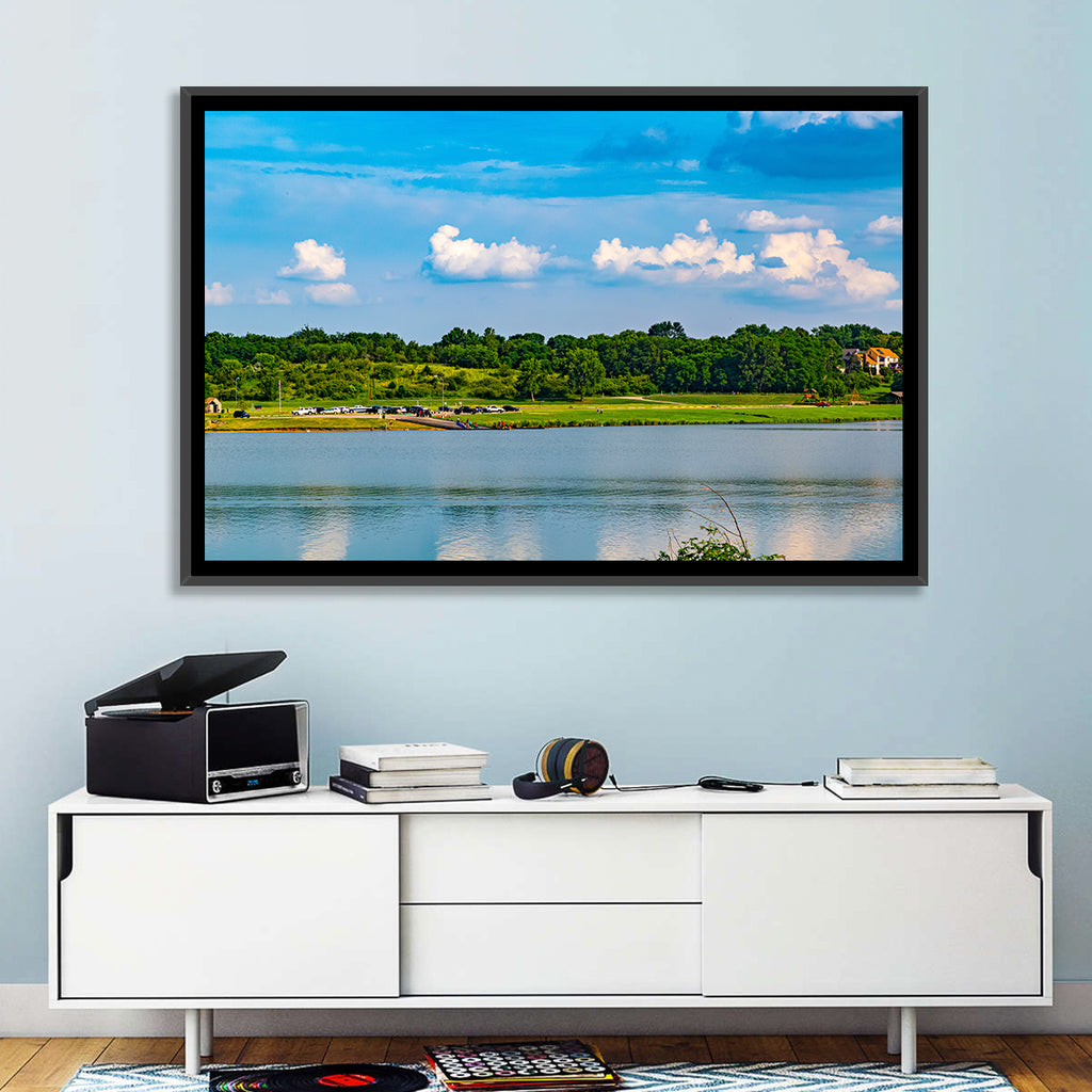 Zorinsky Lake Reflection Wall Art