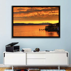 Lake Zurich Sunset Wall Art