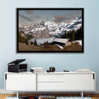Oeschinensee Winter Landscape Wall Art