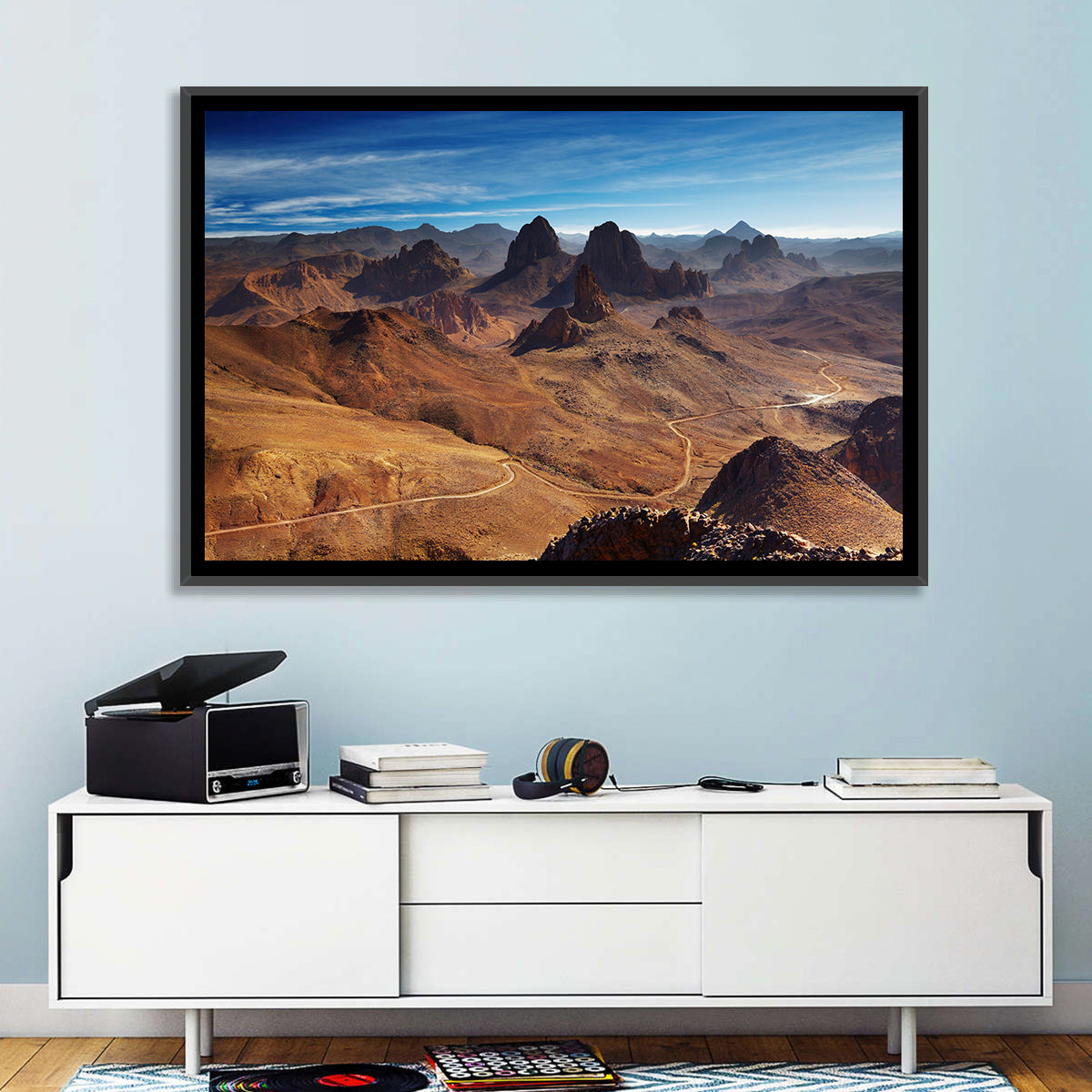 Hoggar Mountain Road Wall Art