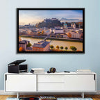 Salzburg Skyline at Golden Hour Wall Art