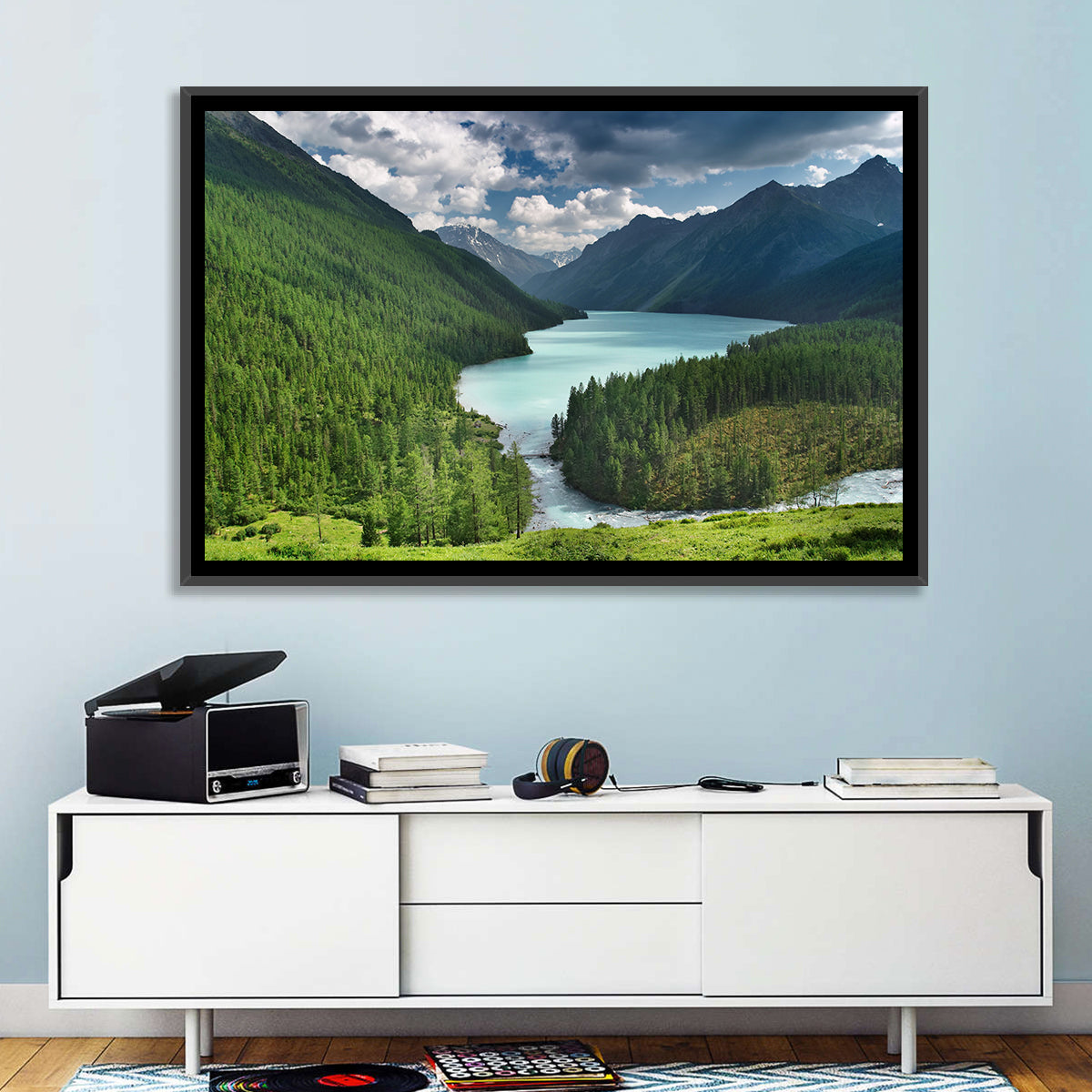 Kucherlinskoe Lake, Altai Wall Art in a room, landscape