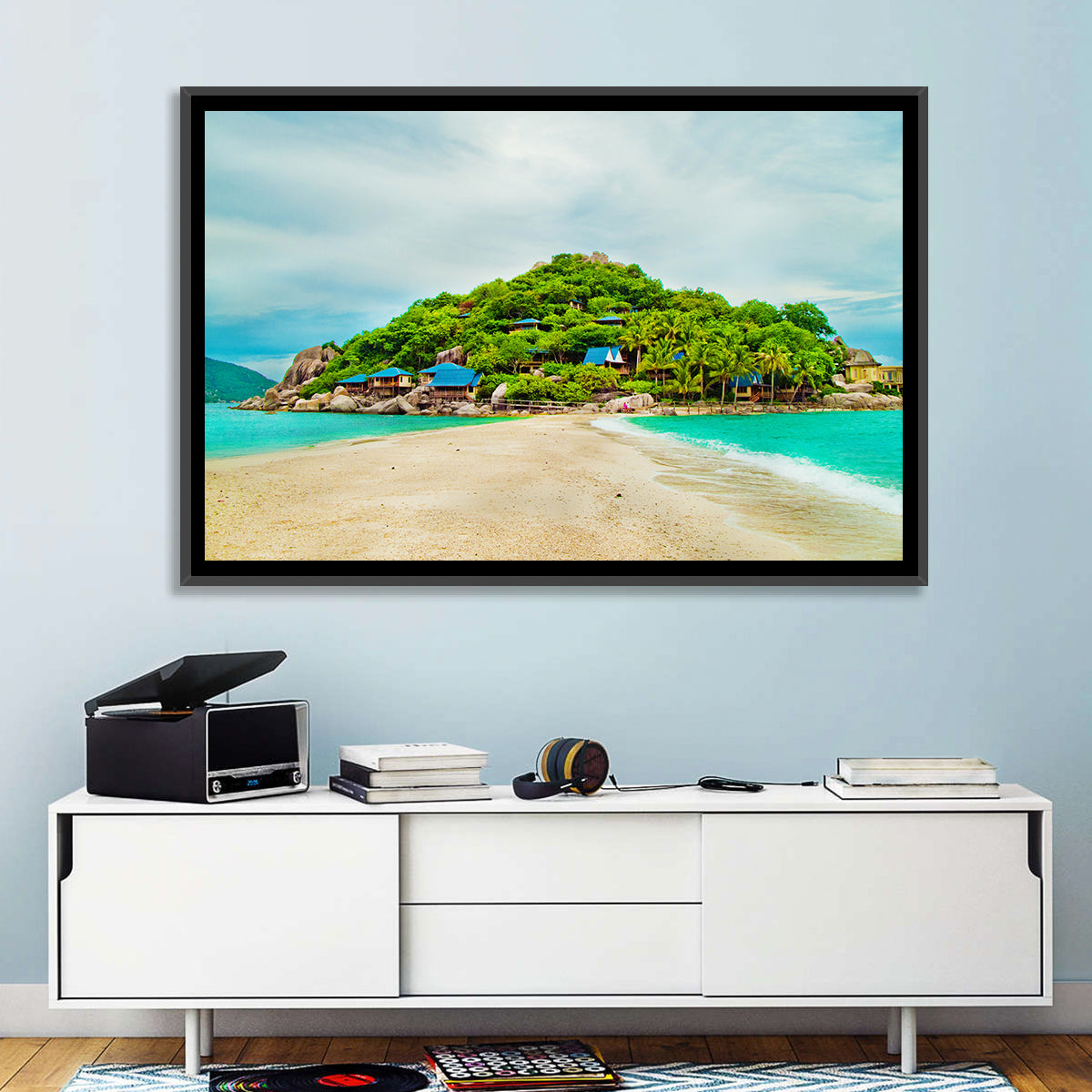 Koh Nang Yuan Sandbar Island Beach Wall Art